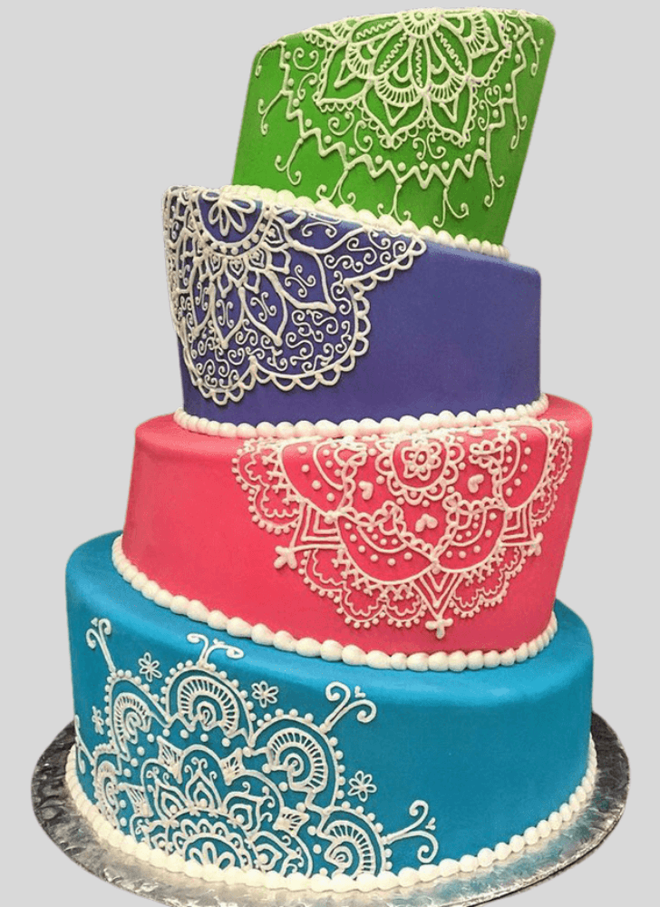Ravishing Henna Cake