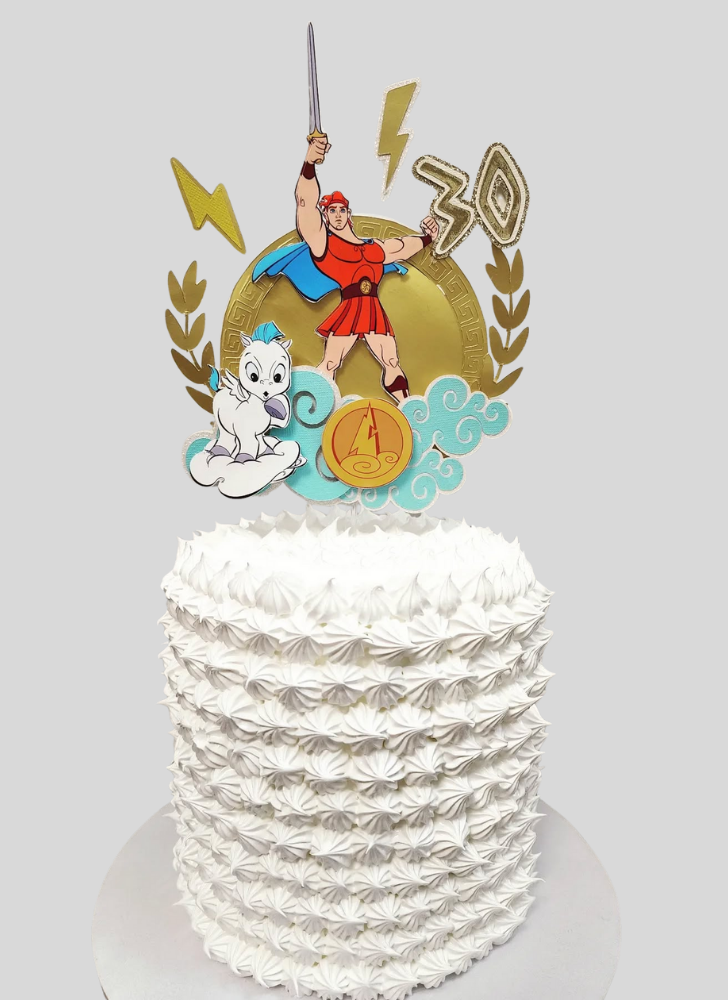 Inviting Hercules Cake