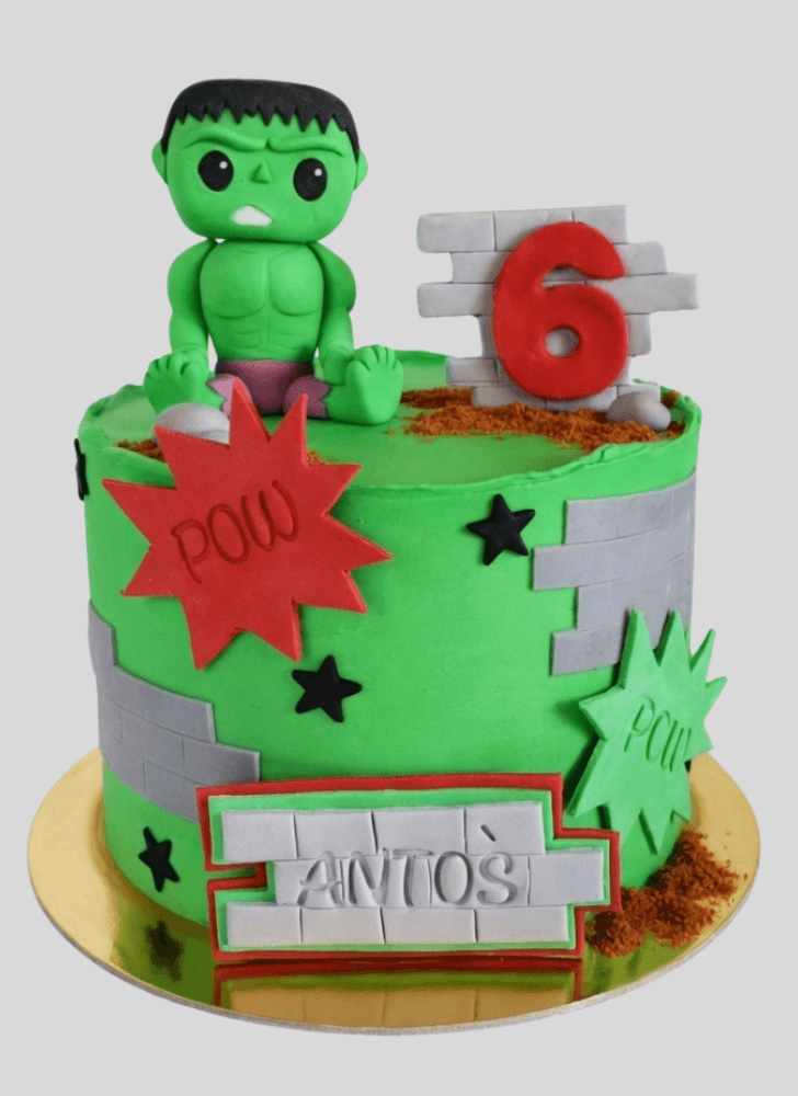 Beauteous Hulk Cake