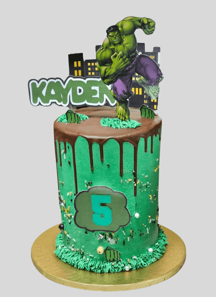 Captivating Hulk Cake