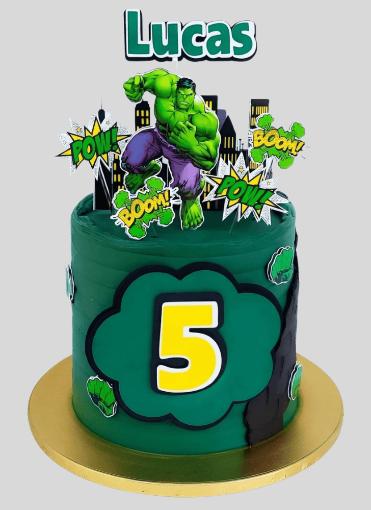 Classy Hulk Cake