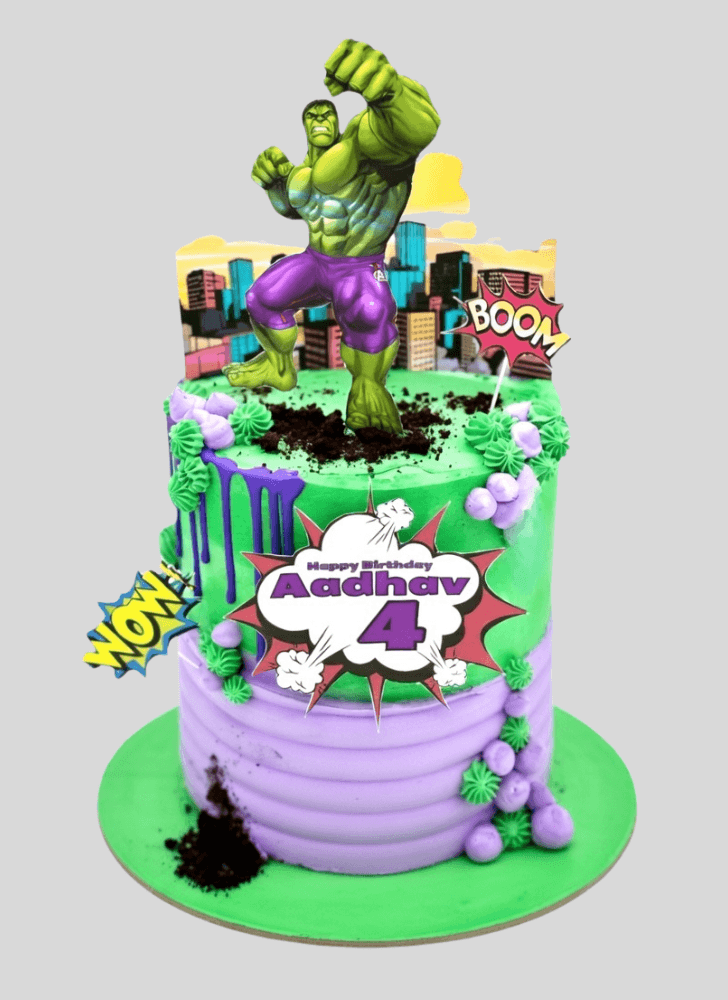 Refined Hulk Cake