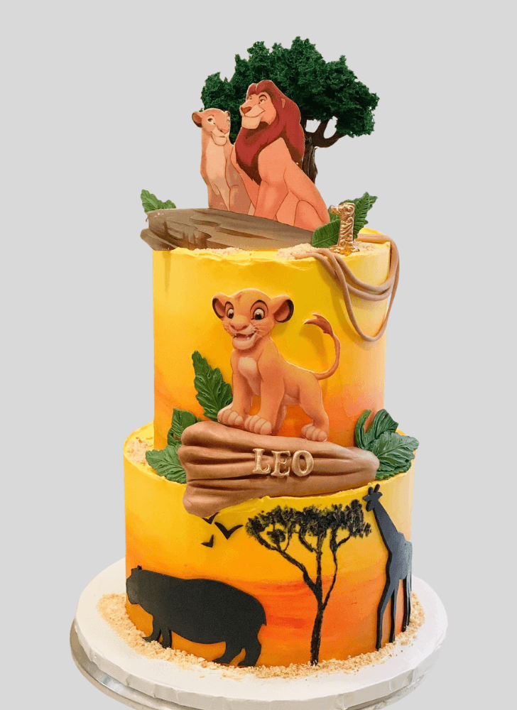 Alluring Lion King Cake