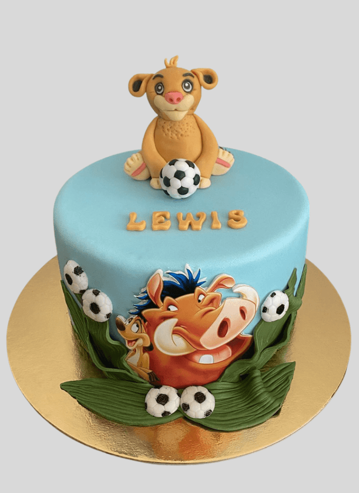 Appealing Lion King Cake