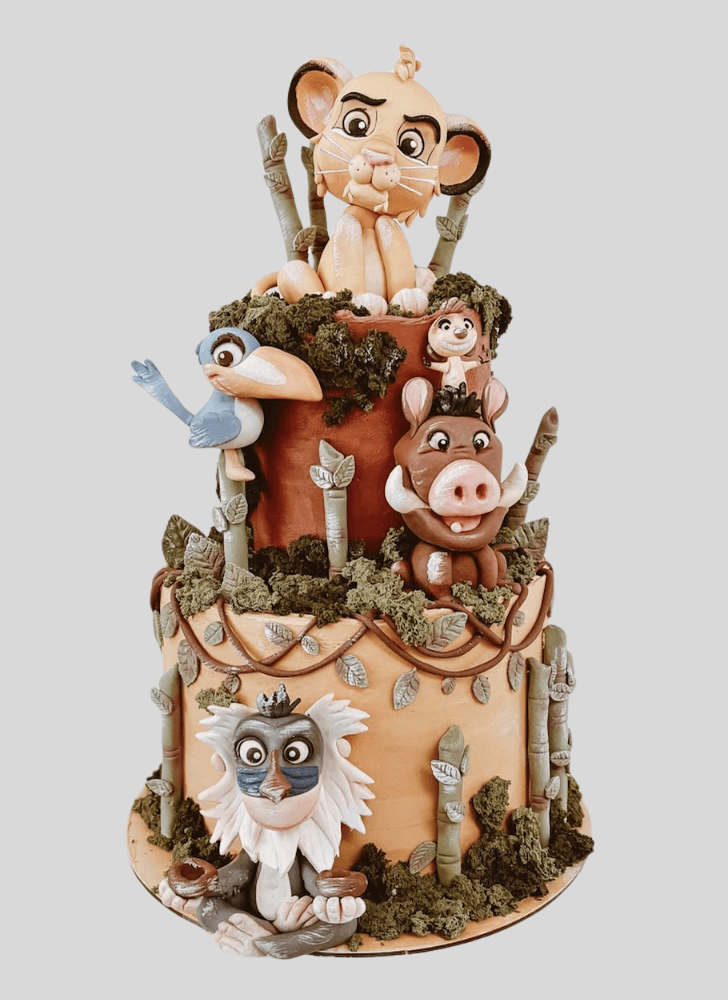 Captivating Lion King Cake