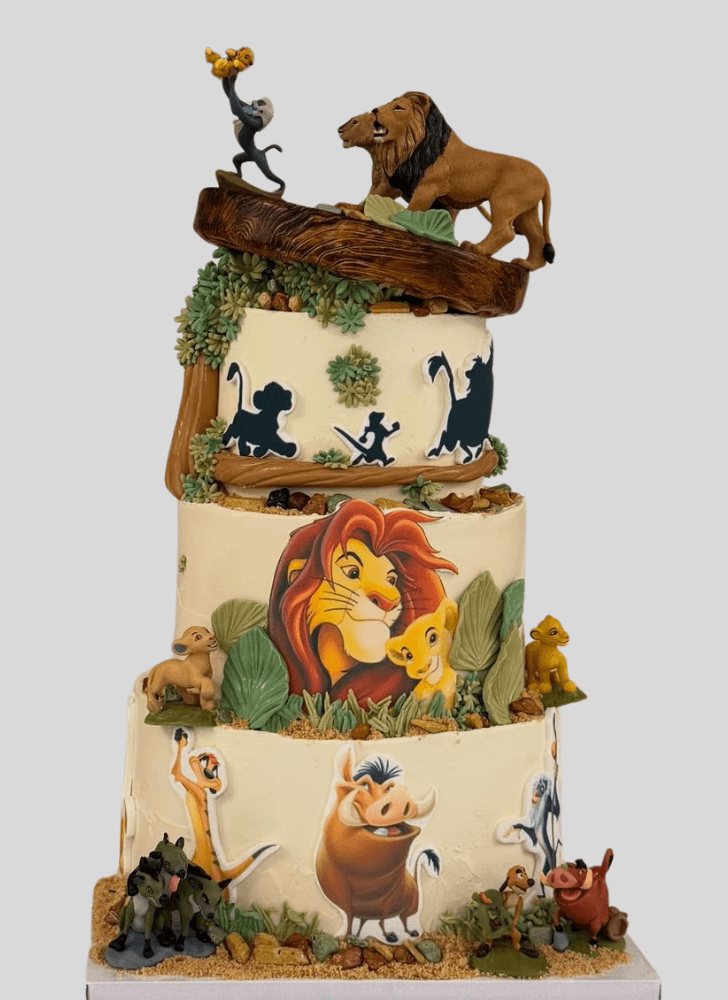 Classy Lion King Cake