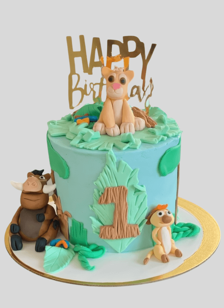 Enthralling Lion King Cake