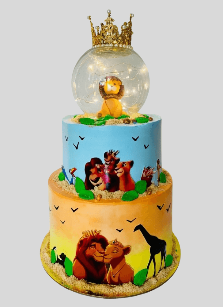 Exquisite Lion King Cake