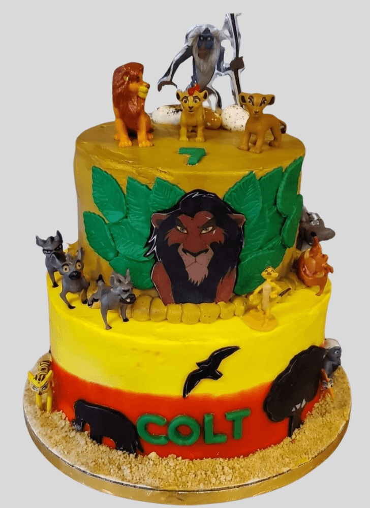 Fair Lion King Cake