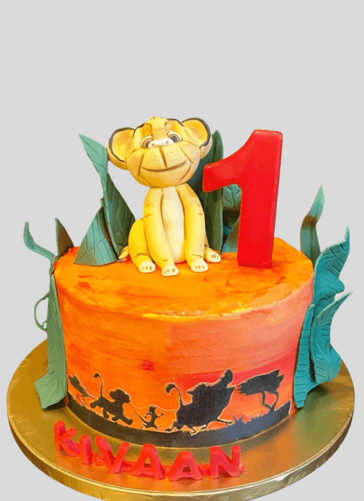 Fascinating Lion King Cake