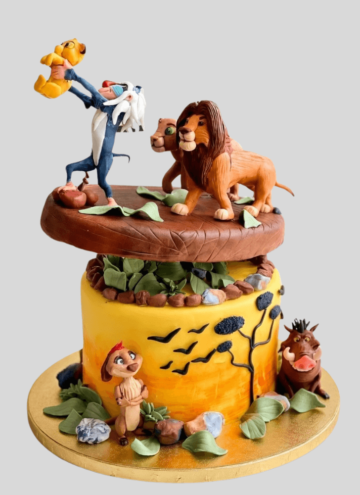 Fetching Lion King Cake