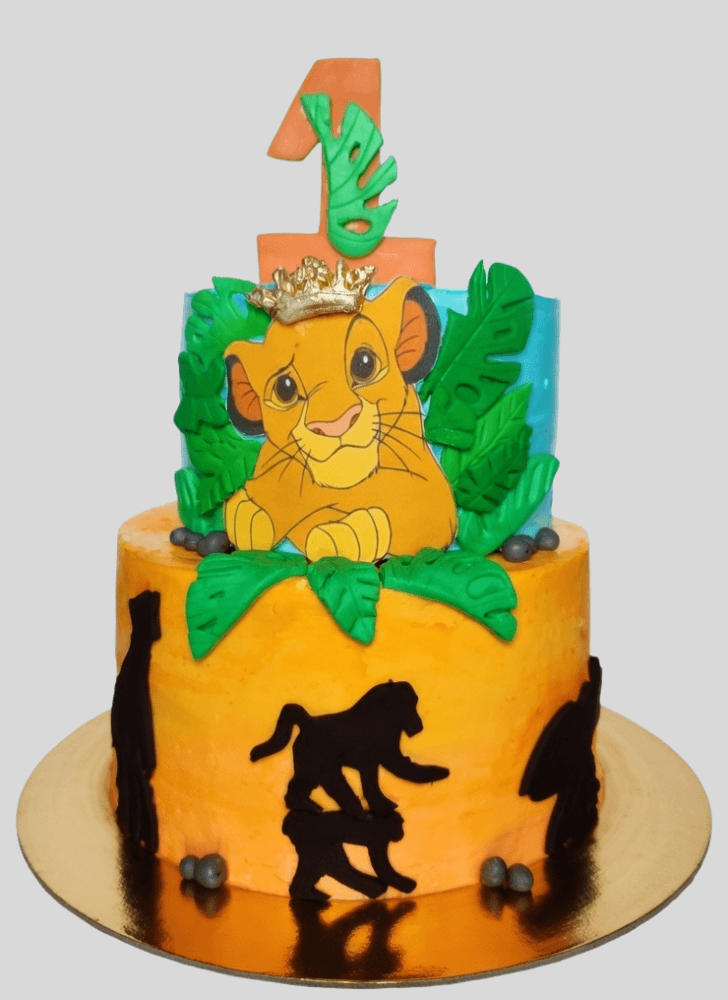 Gorgeous Lion King Cake