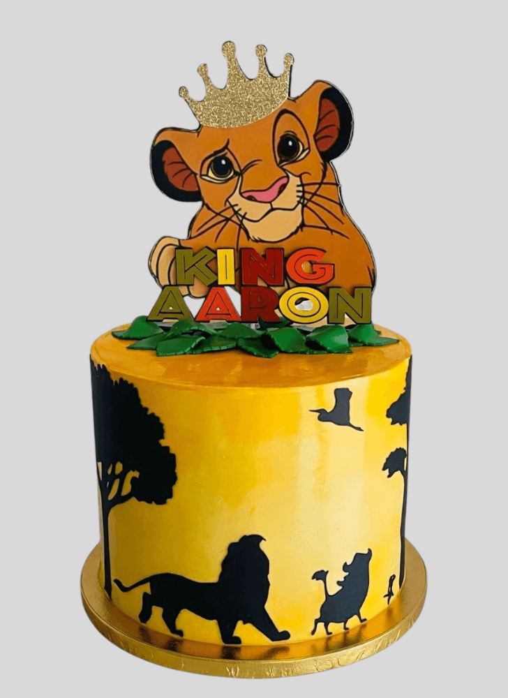 Handsome Lion King Cake