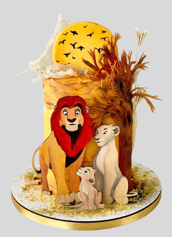 Ideal Lion King Cake