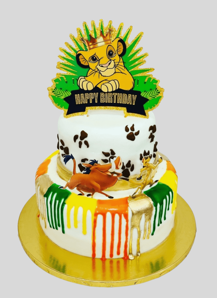 Magnetic Lion King Cake