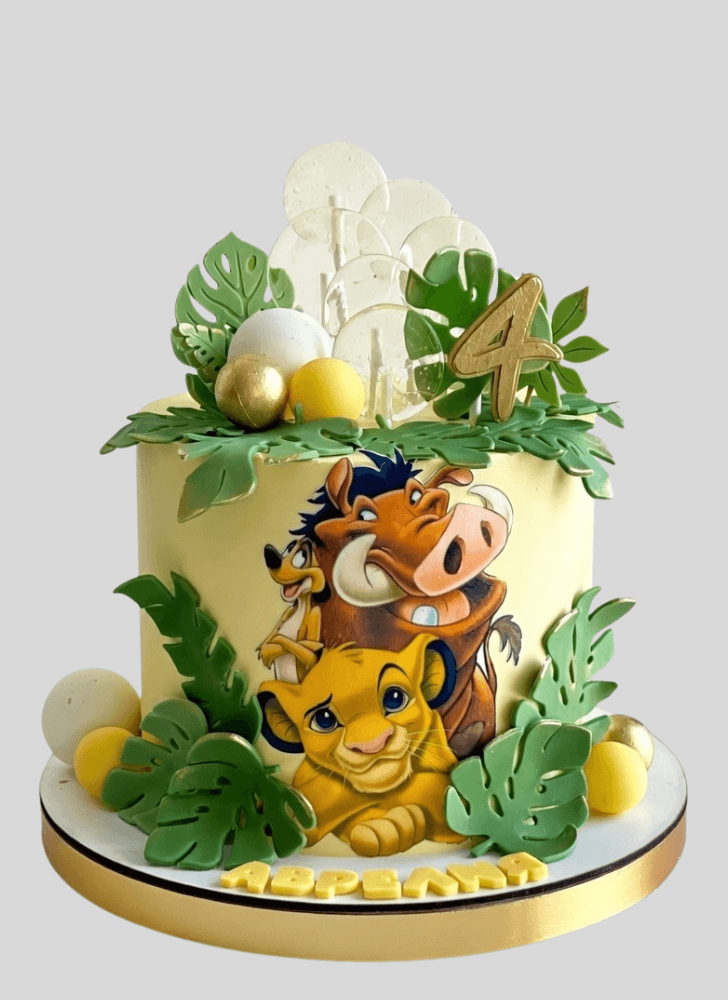 Marvelous Lion King Cake