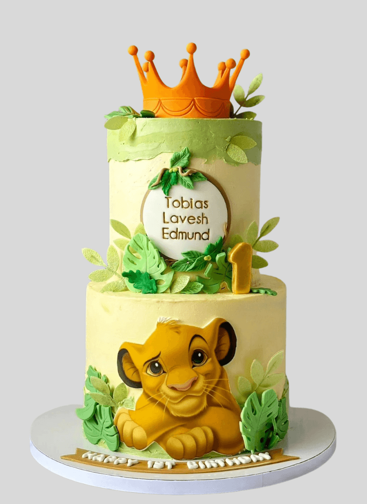 Radiant Lion King Cake