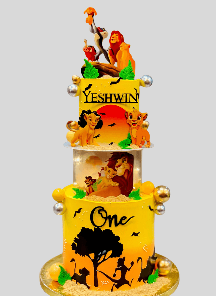 Ravishing Lion King Cake