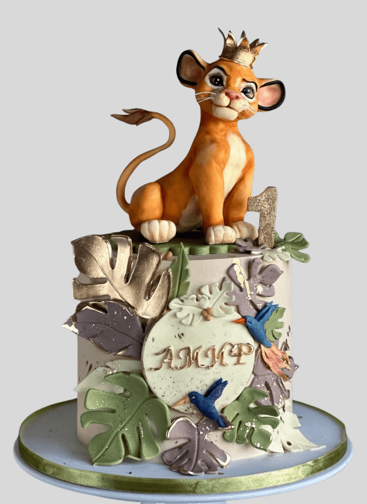 Refined Lion King Cake