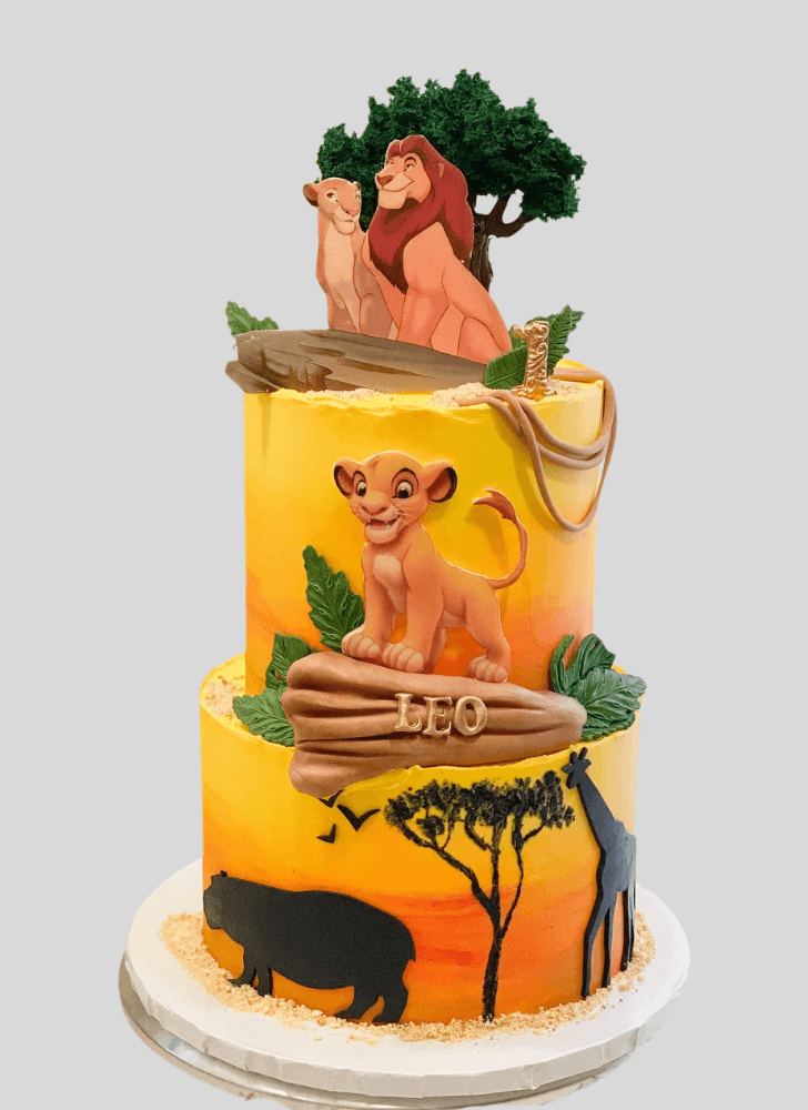 Stunning Lion King Cake