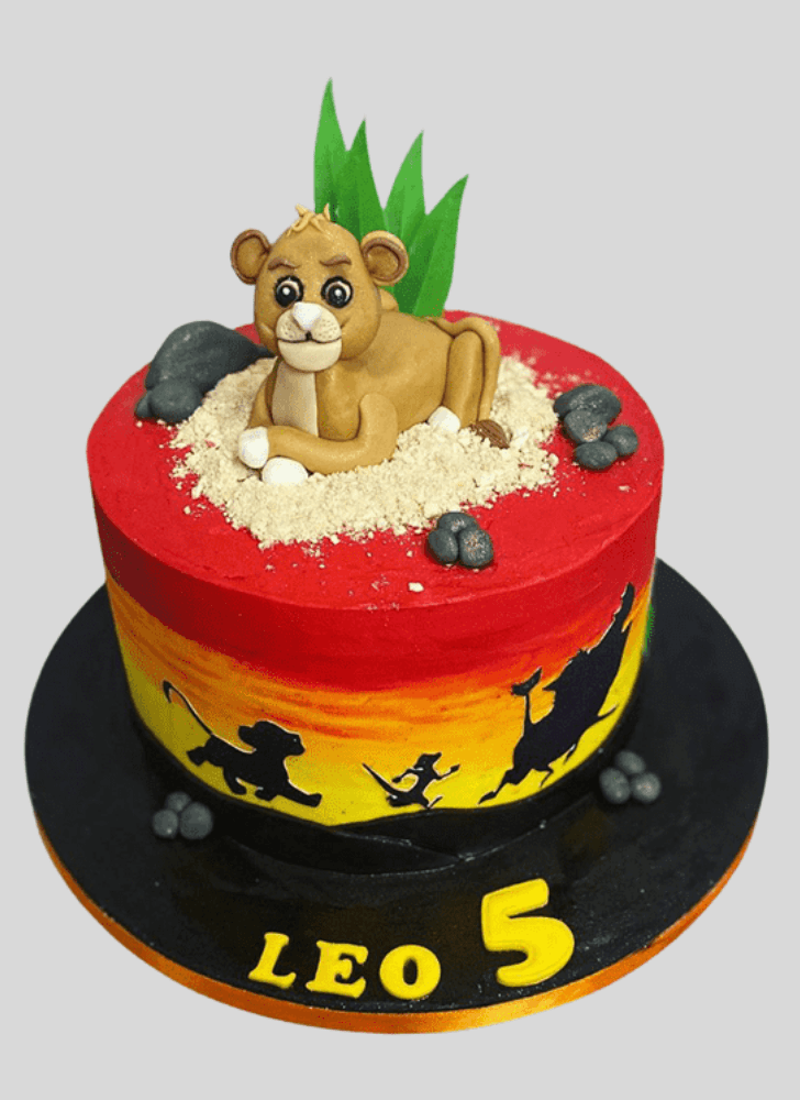 Superb Lion King Cake