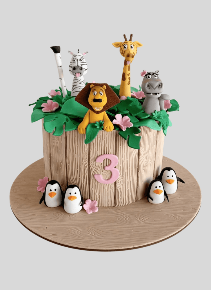 Cute Madagascar Cake