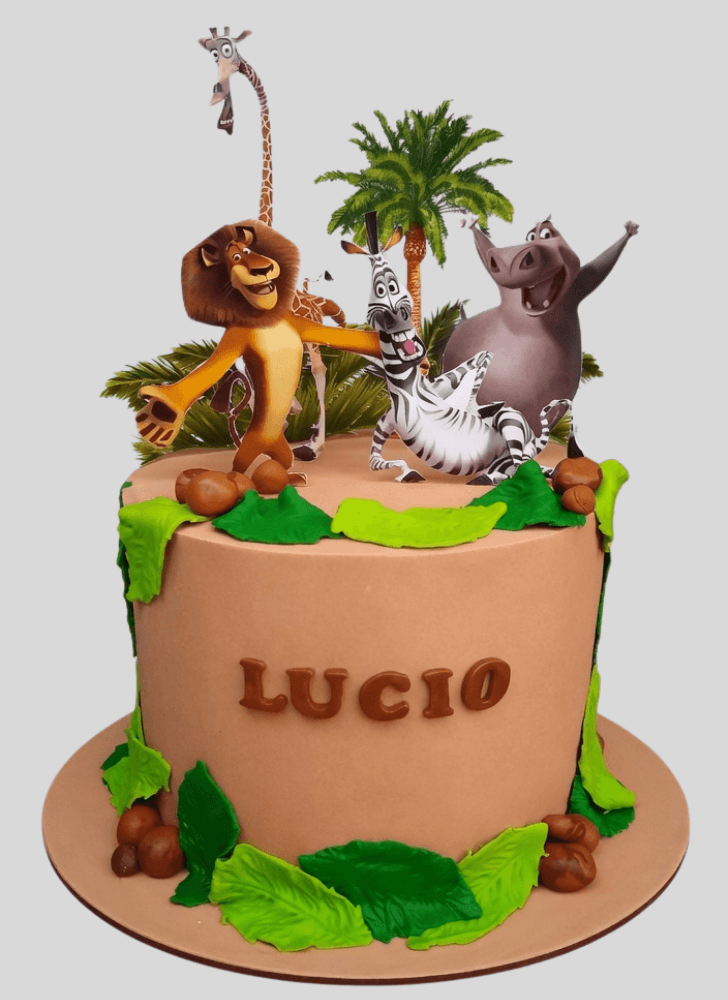 Wonderful Madagascar Cake Design
