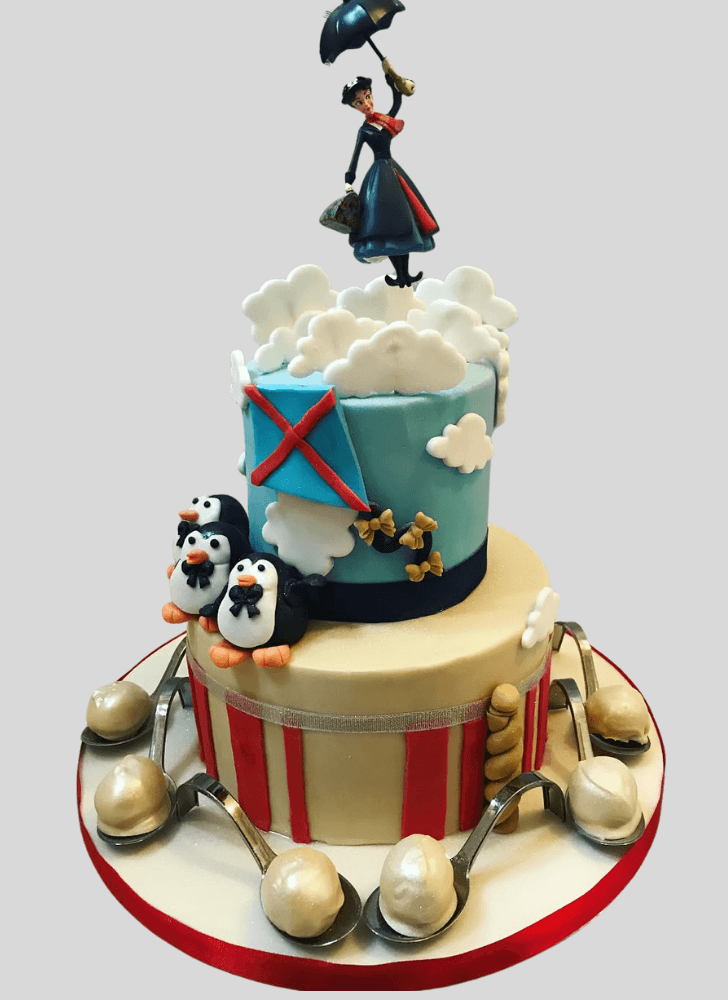 Admirable Mary Poppins Cake Design