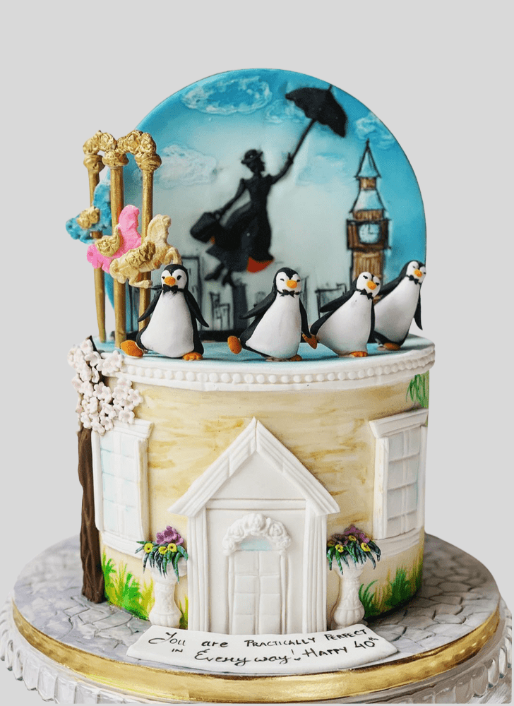 Elegant Mary Poppins Cake