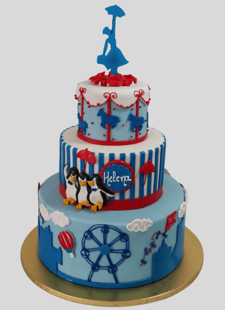 Shapely Mary Poppins Cake