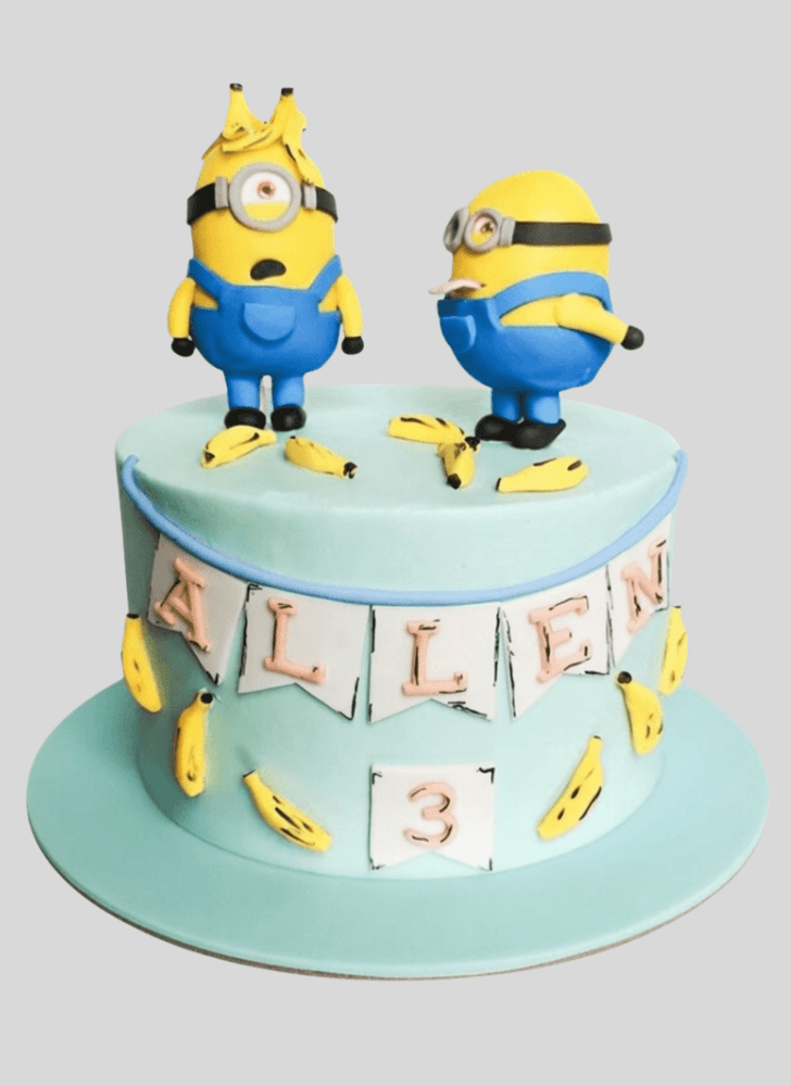 Comely Minions Cake