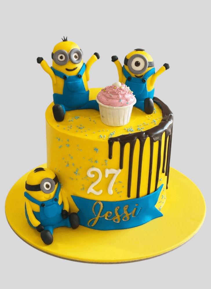 Resplendent Minions Cake