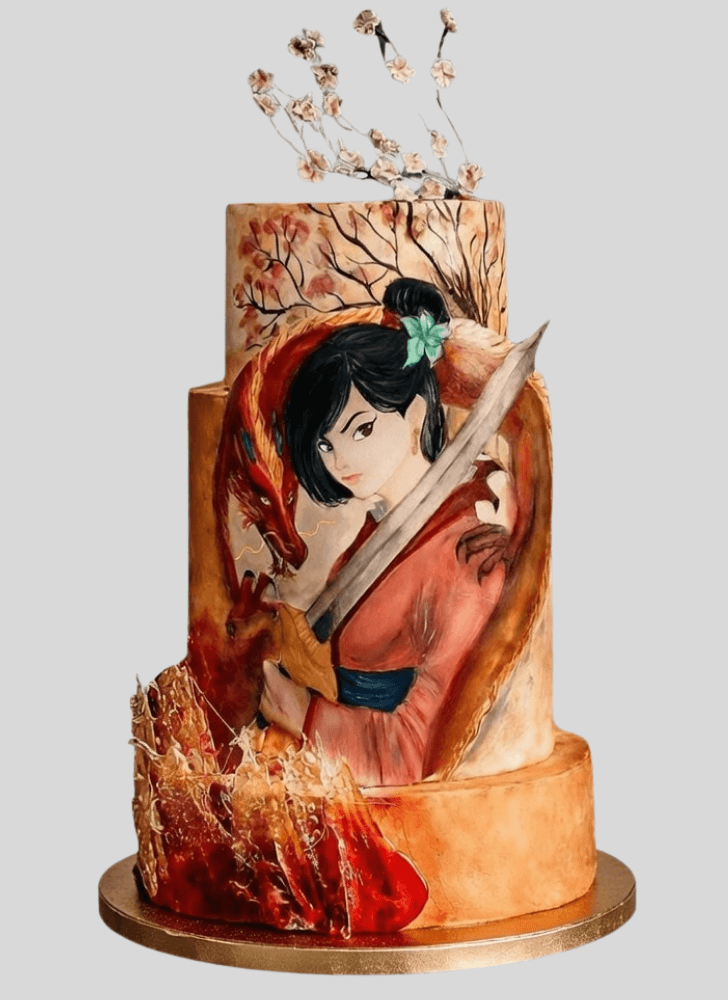 Appealing Mulan Cake