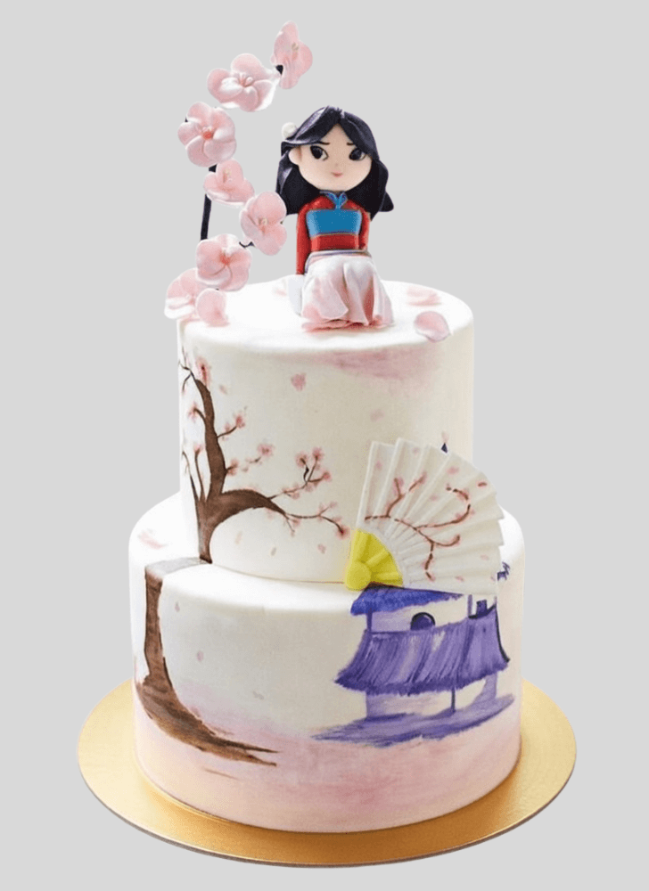 Exquisite Mulan Cake