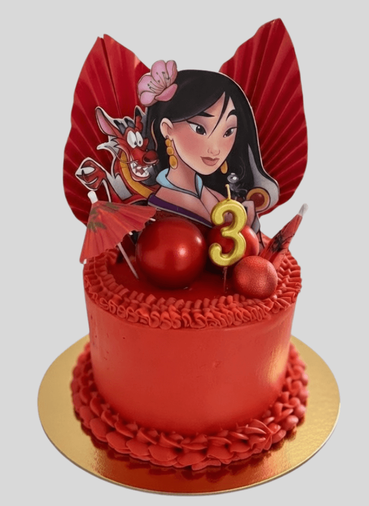 Wonderful Mulan Cake Design