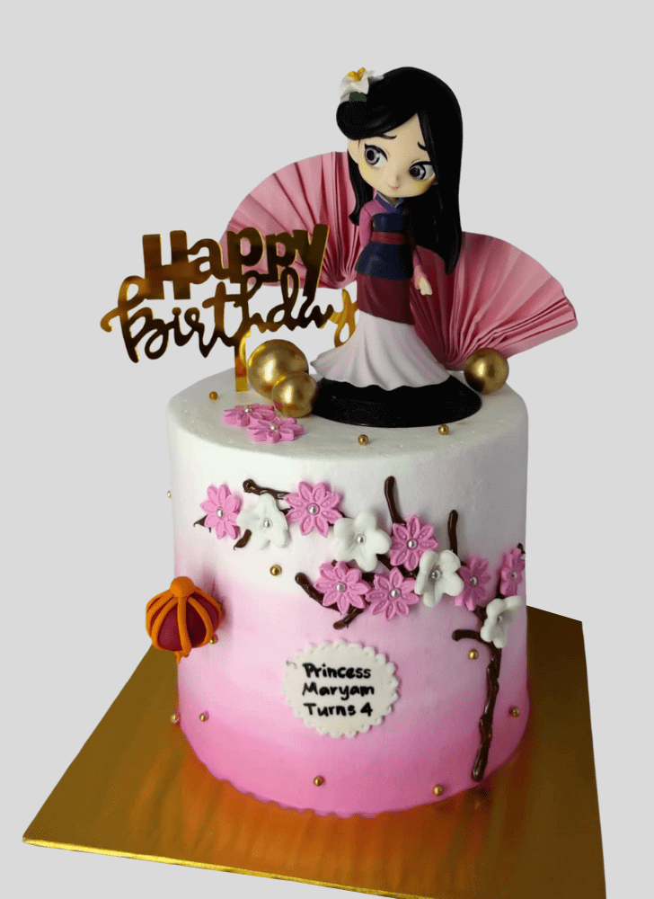Radiant Mulan Cake