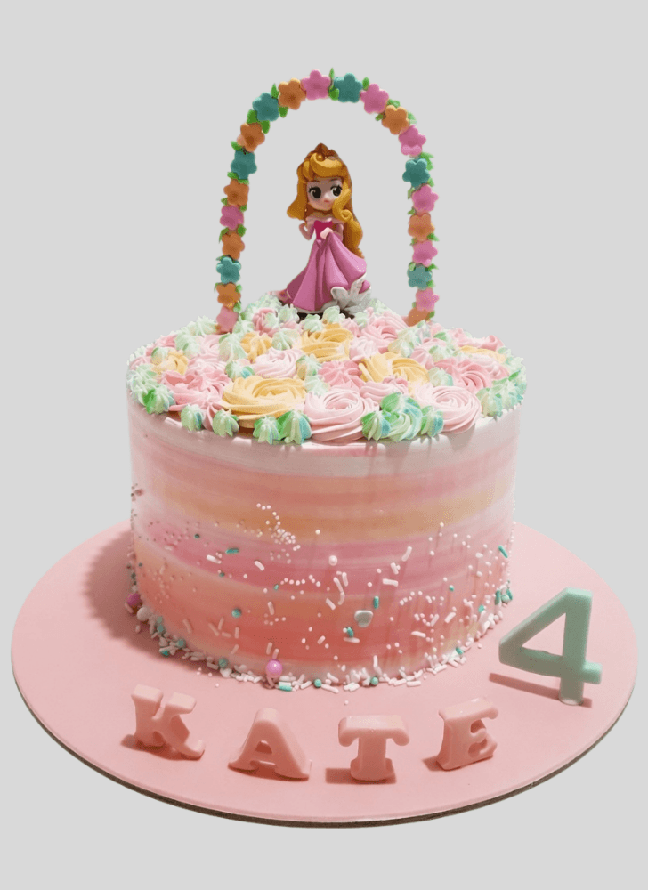 Angelic Princess Aurora Cake