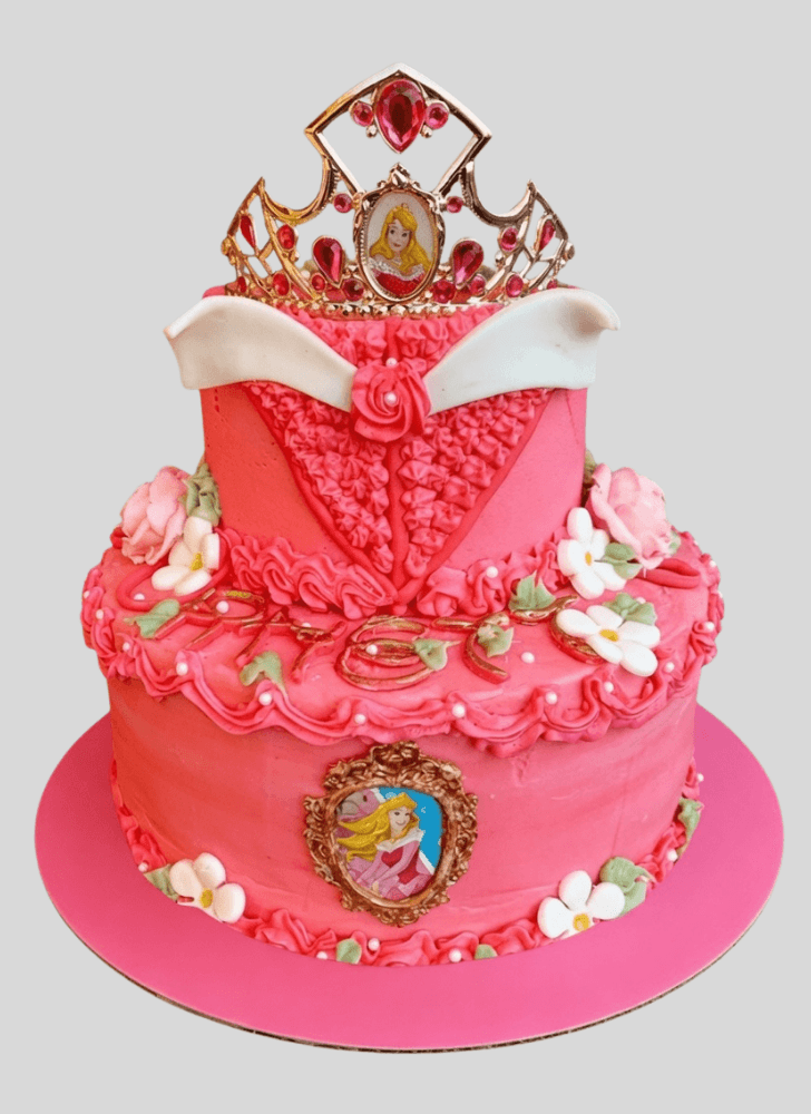 Beauteous Princess Aurora Cake