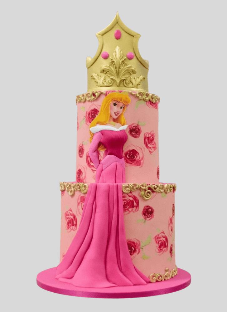 Captivating Princess Aurora Cake