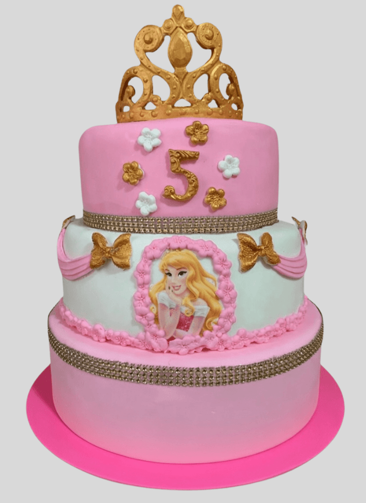 Refined Princess Aurora Cake