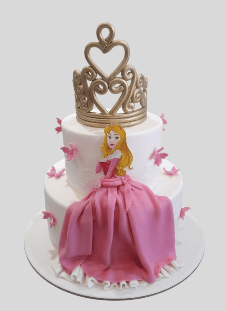 Wonderful Princess Aurora Cake Design