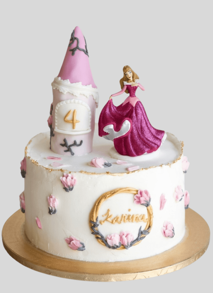 Angelic Sleeping Beauty Cake