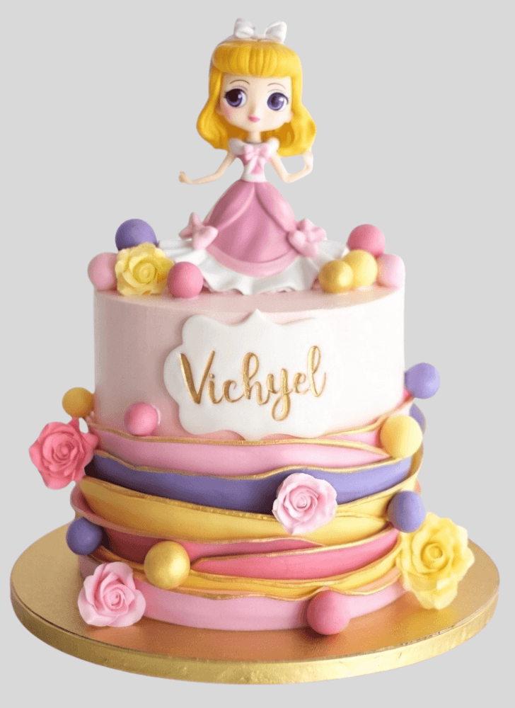Captivating Sleeping Beauty Cake