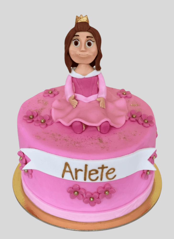 Cute Sleeping Beauty Cake