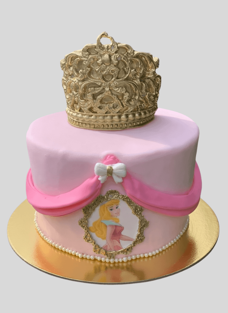 Dazzling Sleeping Beauty Cake