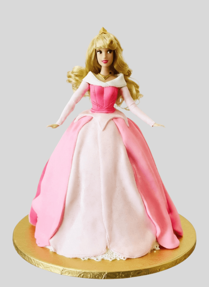 Elegant Sleeping Beauty Cake