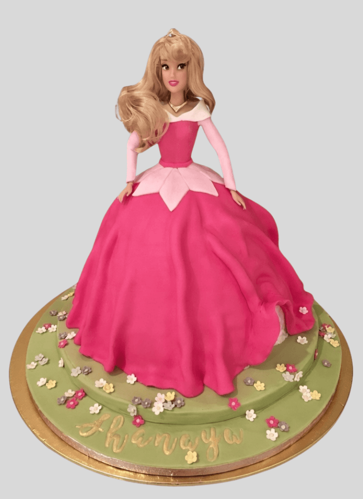 Exquisite Sleeping Beauty Cake