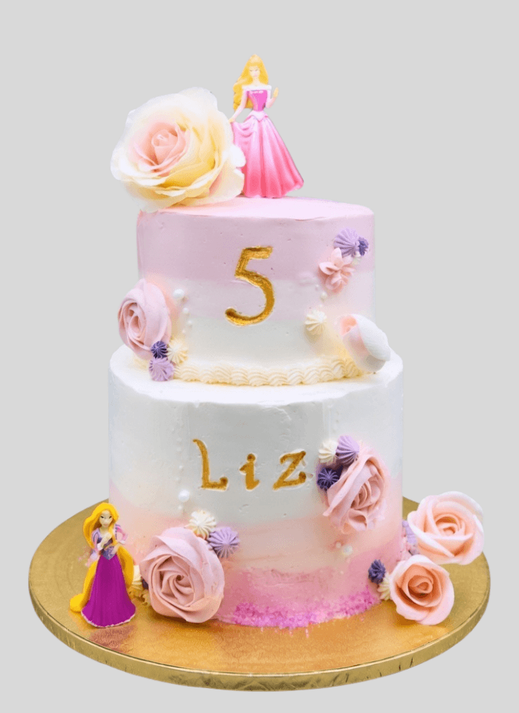 Fascinating Sleeping Beauty Cake