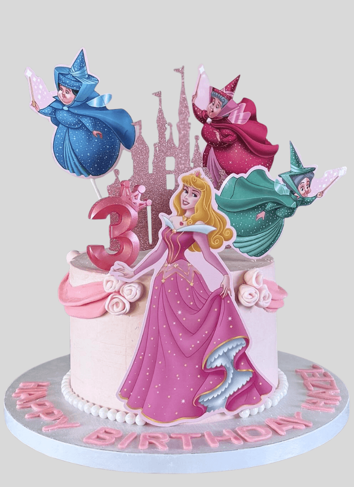 Gorgeous Sleeping Beauty Cake