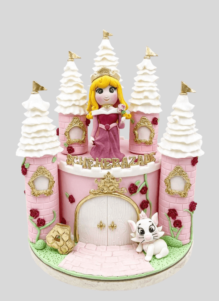 Graceful Sleeping Beauty Cake